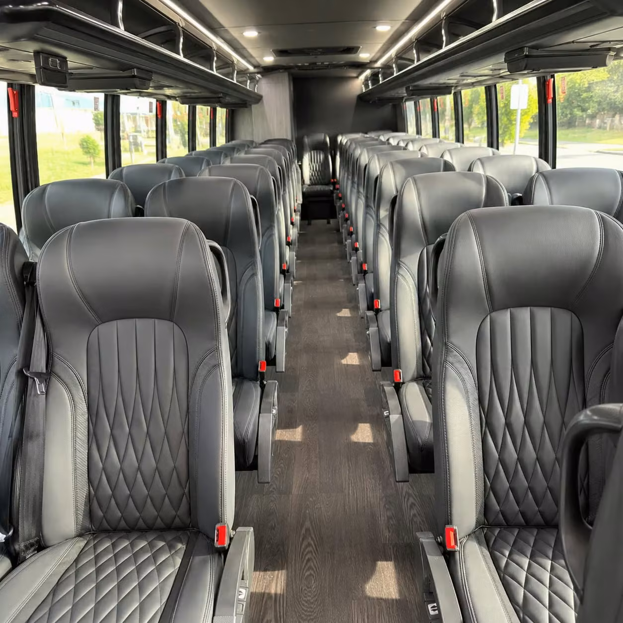 30 passenger minibus interior