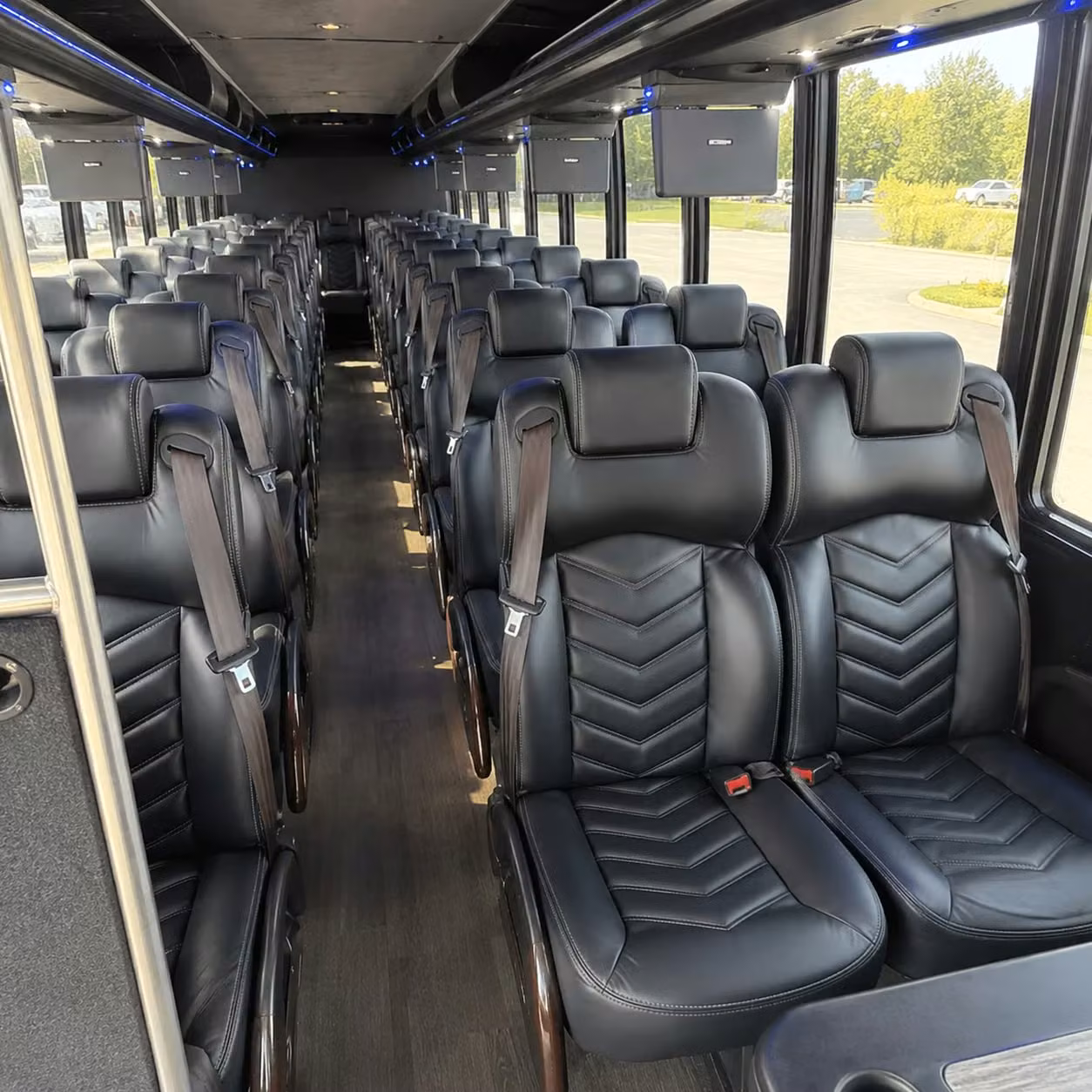 35 passenger minibus interior