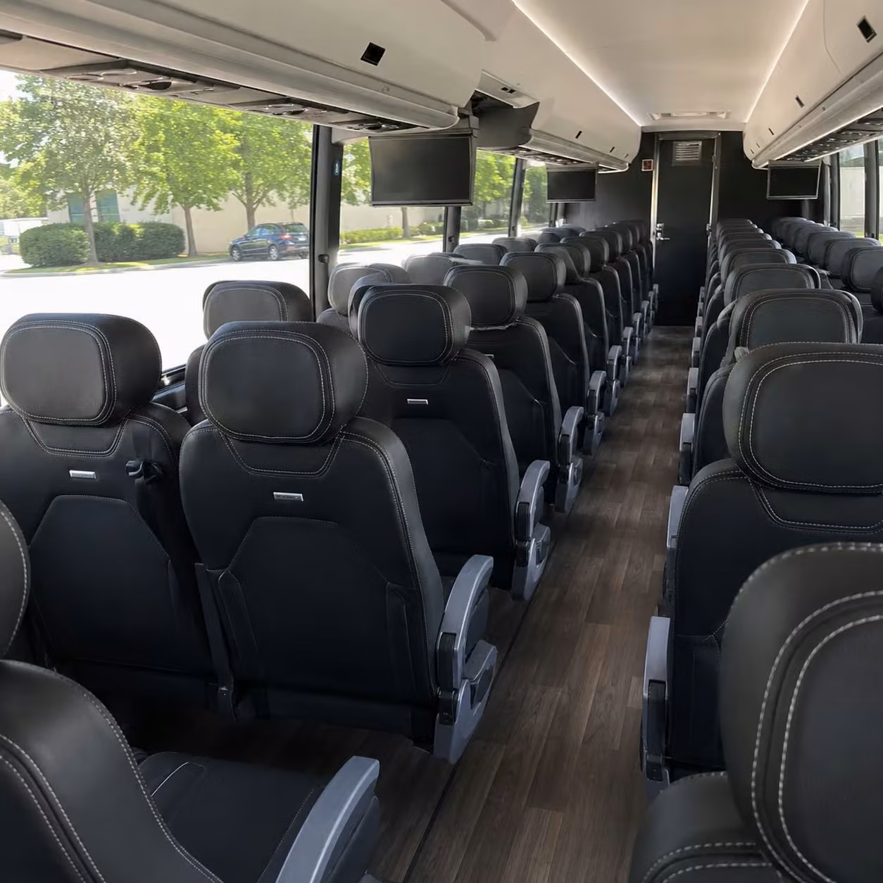 beaumont charter bus interior