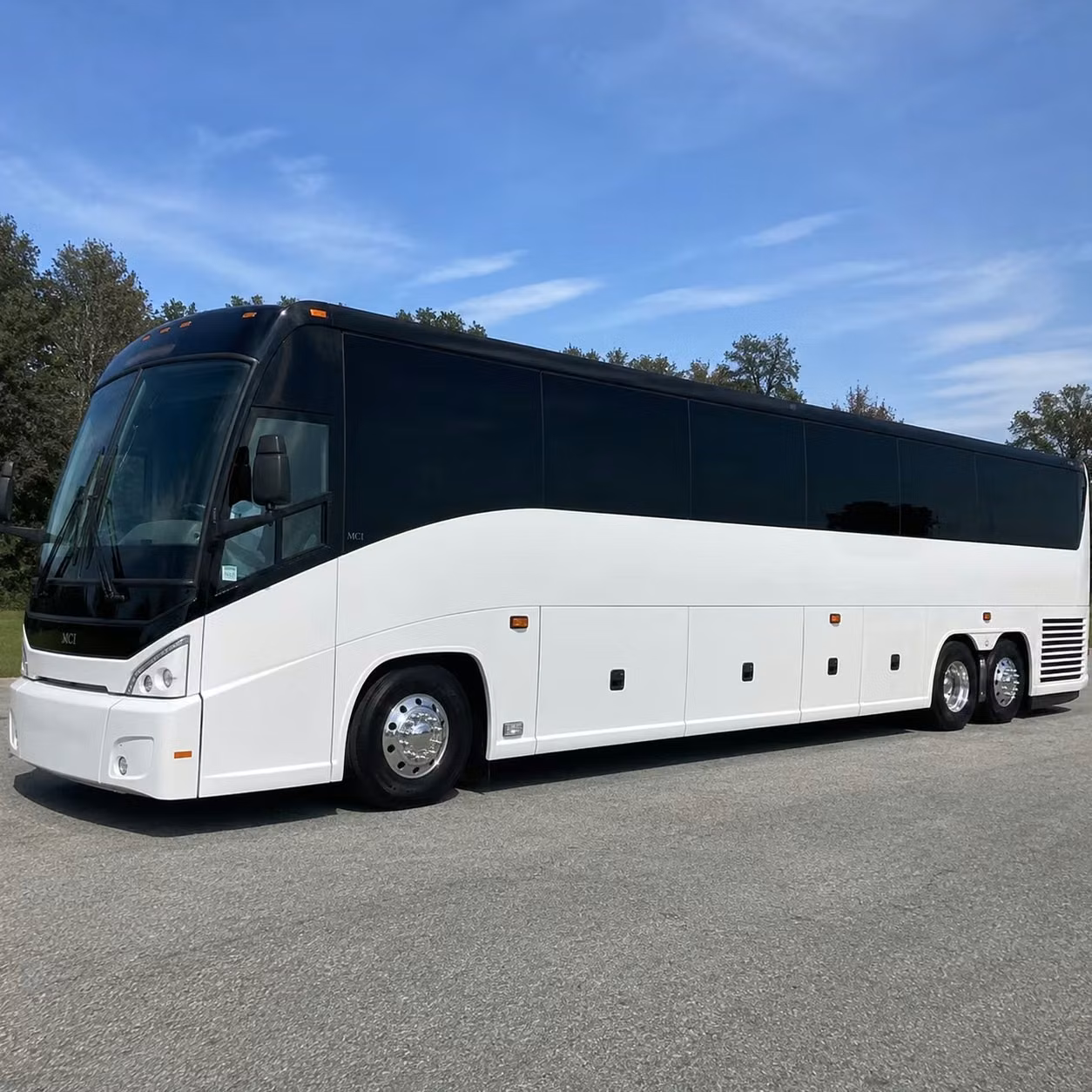 beaumont charter bus rental exterior